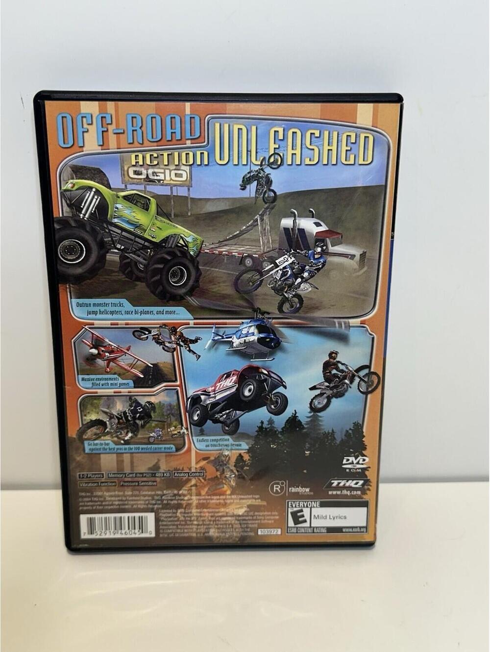 MX Unleashed (PlayStation 2 PS2) Black Label CIB COMPLETE & TESTED - Picture 2 of 3